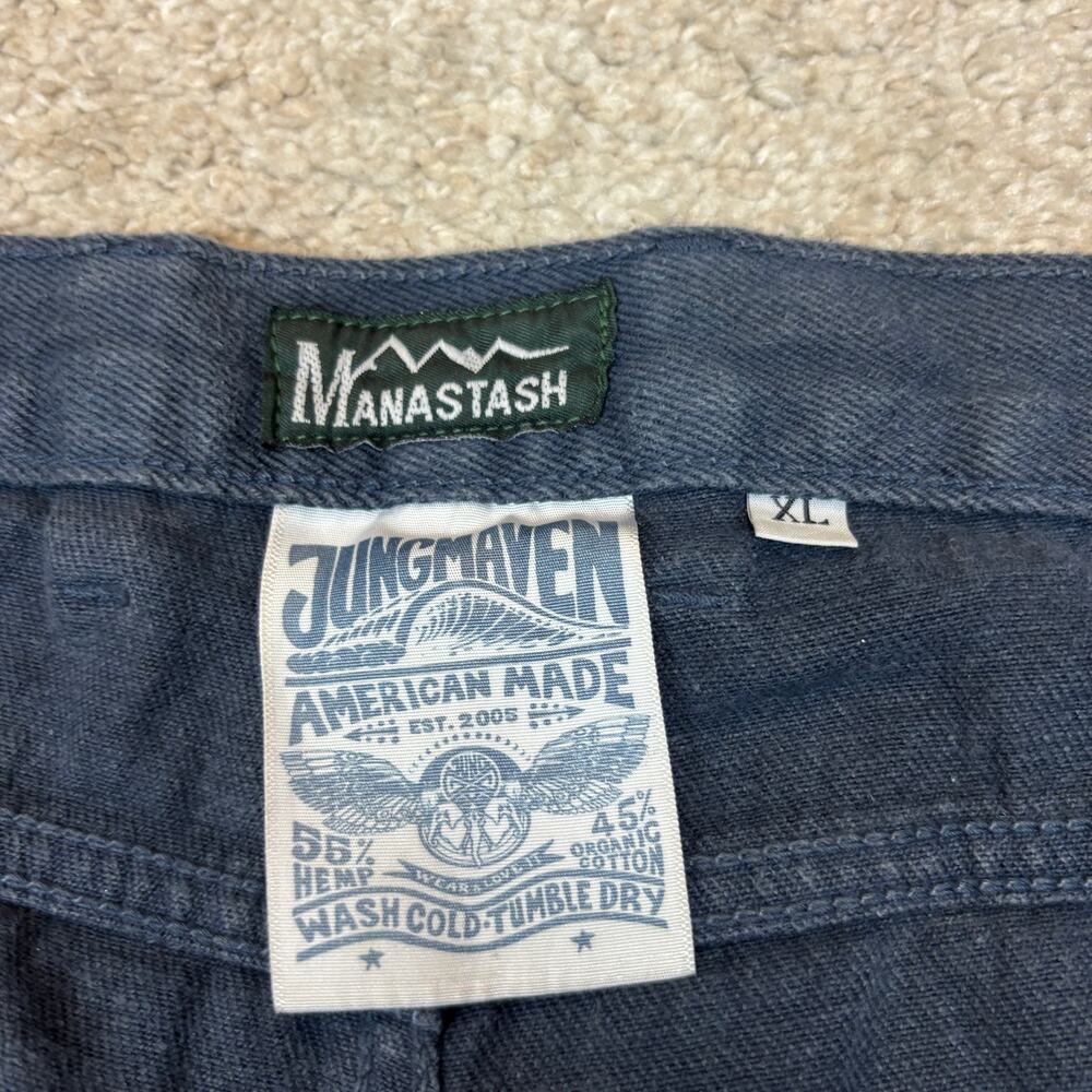 Manastash Jungmaven Chenga 9" Shorts Men's XL 38 Rare Denim Faded - Picture 4 of 10